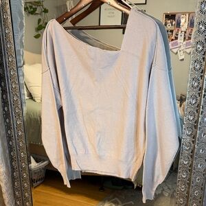Catherine Malandrino Cream Knit Top
